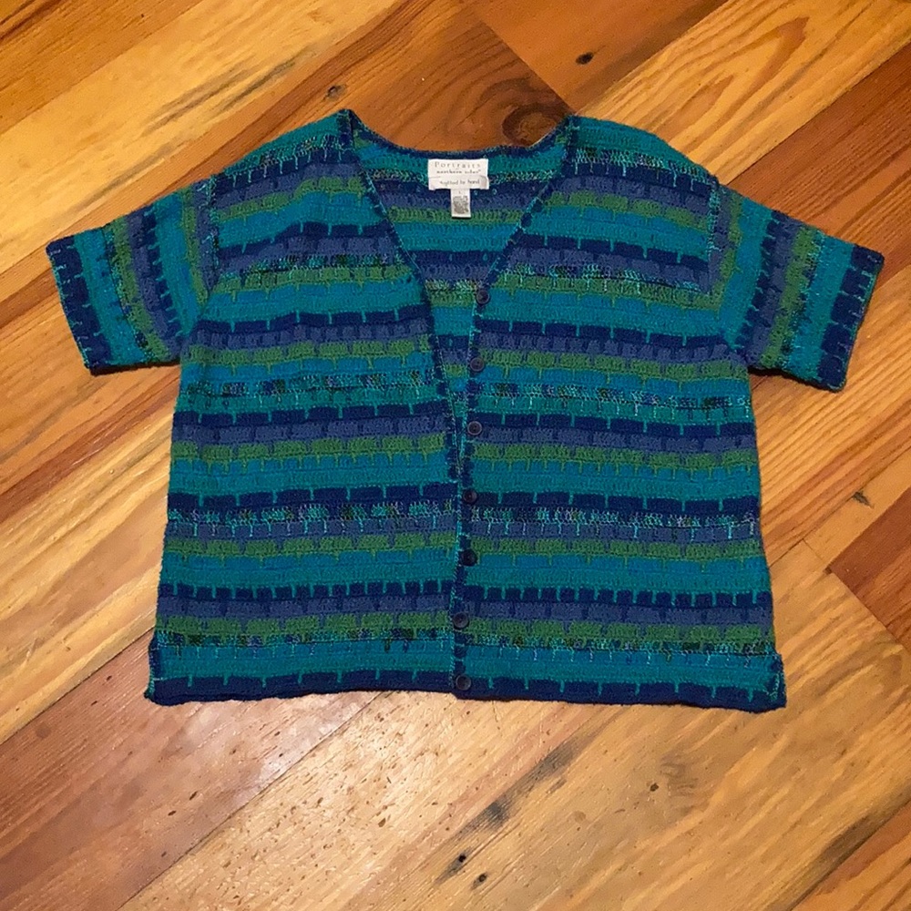 Portraits by Northern Isles stripped top Sz L